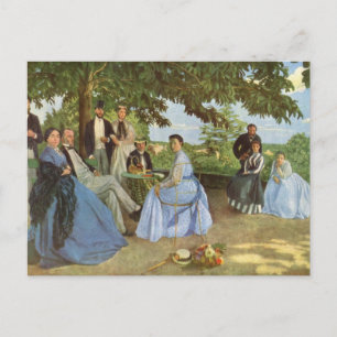 Frédéric Bazille's Family Reunion Postcard
