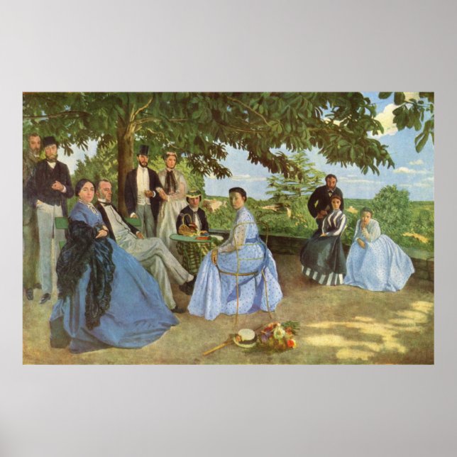 Frédéric Bazille's Family Reunion Poster (Front)
