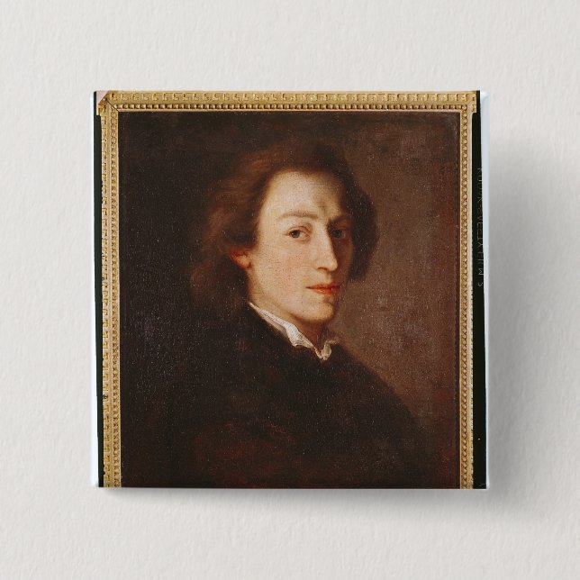 Frederic Chopin 15 Cm Square Badge (Front)