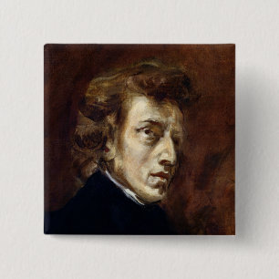 Frederic Chopin 1838 15 Cm Square Badge