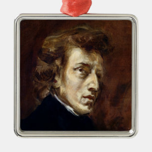 Frederic Chopin 1838 Metal Tree Decoration