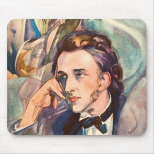 Frederic Chopin Composer Musician Portrait Famous Mouse Pad