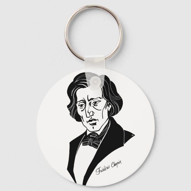 Frederic Chopin Key Ring (Front)