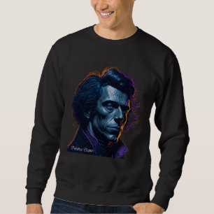 Frederic Chopin Portrait Pianist Composer Illustra Sweatshirt