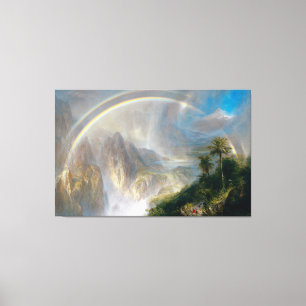 FREDERIC CHURCH - Rainy Season in the Tropics 1866 Canvas Print
