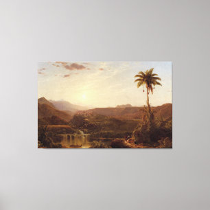 FREDERIC E. CHURCH - The Cordilleras Sunrise 1854 Canvas Print