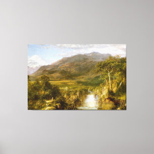 FREDERIC E. CHURCH - THE HEART OF THE ANDES - 1859 CANVAS PRINT