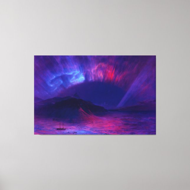 FREDERIC EDWIN CHURCH - Aurora Borealis (1865) -  Canvas Print (Front)