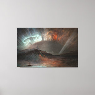 Frederic Edwin Church - Aurora Borealis  Canvas Print