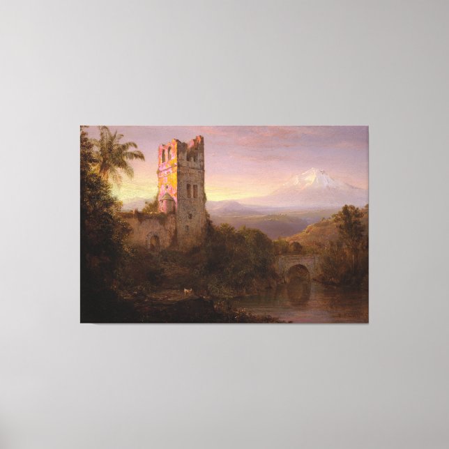 Frederic Edwin Church - Chimborazo Volcano  Canvas Print (Front)