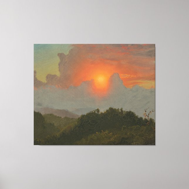 Frederic Edwin Church - Cloudy Skies  Canvas Print (Front)