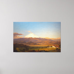 FREDERIC EDWIN CHURCH - COTOPAXI - 1855 - Luminism Canvas Print