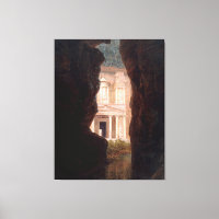 FREDERIC EDWIN CHURCH - El Khasné, Petra - 1874 - 