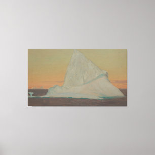 Frederic Edwin Church - Iceberg and Ice Flower Canvas Print