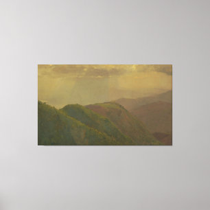 Frederic Edwin Church - Landscape in Jamaica, West Canvas Print