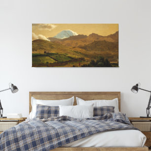 Frederic Edwin Church - Mount Chimborazo, Ecuador Canvas Print