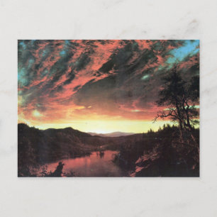Frederic Edwin Church - Secluded landscape in the Postcard