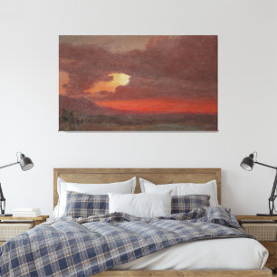 Frederic Edwin Church - Sunset  Canvas Print