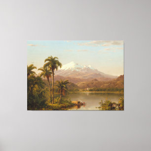 FREDERIC EDWIN CHURCH - TAMACA PALMS - 1854 - CANVAS PRINT