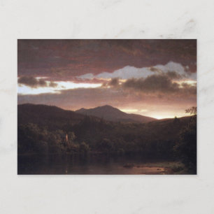 Frederic Edwin Church - Twilight (Catskill Mountai Postcard