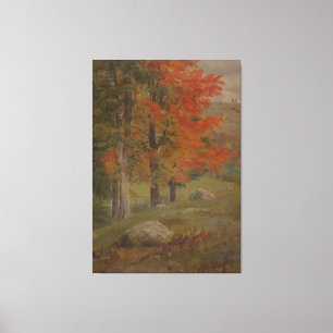 Frederic Edwin Church - Woodland Scene Canvas Print
