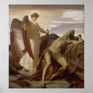 Frederic Leighton - Elijah in the Wilderness Poster