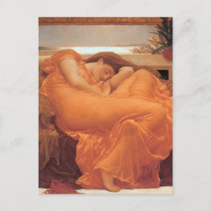 Frederic Leighton Flaming June Postcard
