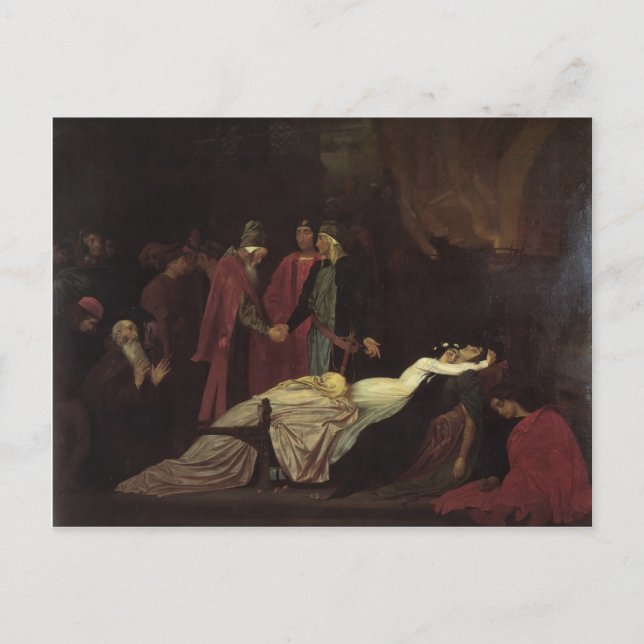 Frederic Leighton-Reconciliation of Montagues Postcard (Front)