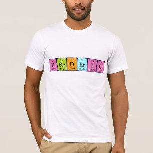 Frederic periodic table name shirt