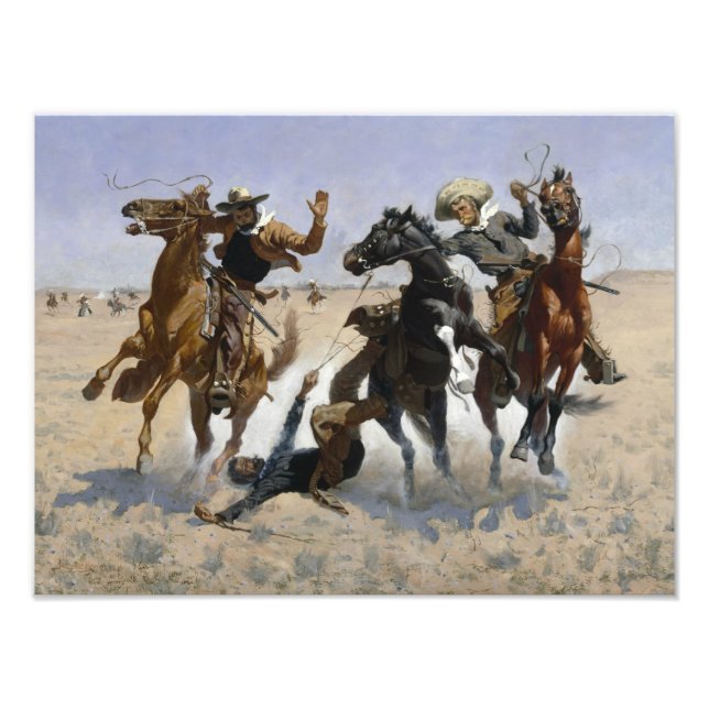 Frederic Remington - Aiding a Comrade Photo Print (Front)
