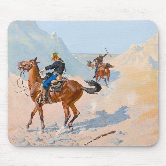 Frederic Remington - The Advance-Guard, or The Mil Mouse Pad (Front)