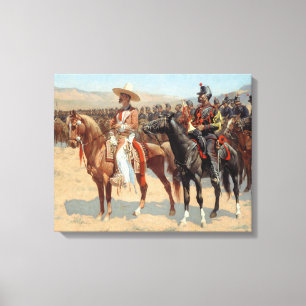 Frederic Remington - The Mexican Major Canvas Print