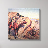Frederic Remington Western Art “Apache Ambush”