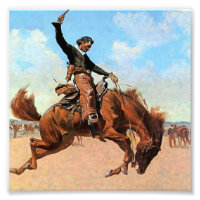 Frederic Remington Western Art “The Buck Jumper”