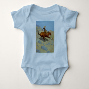 Frederic Remington's The Cowboy (1902) Baby Bodysuit
