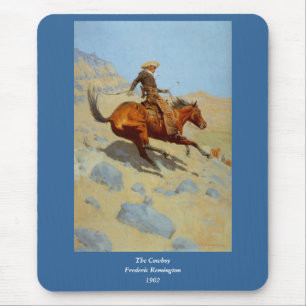 Frederic Remington's The Cowboy (1902) Mouse Pad