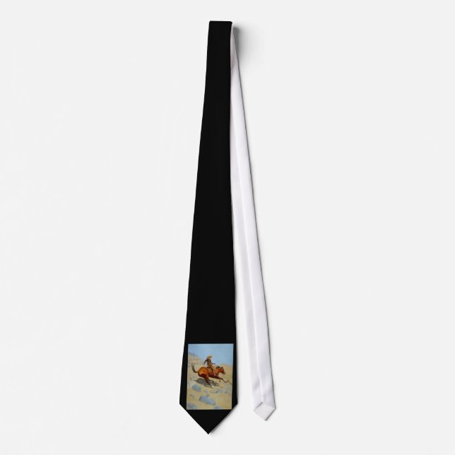 Frederic Remington's The Cowboy (1902) Tie (Front)