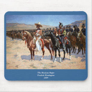 Frederic Remington's The Mexican Major (1889) Mouse Pad