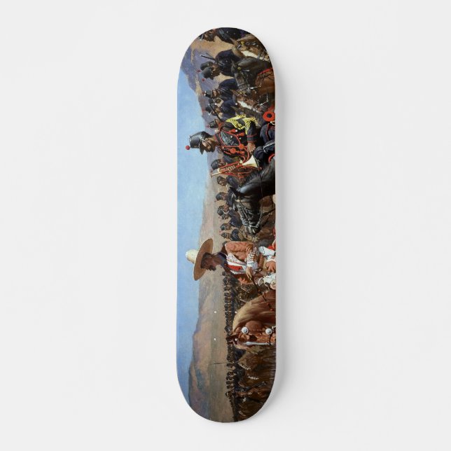Frederic Remington's The Mexican Major (1889) Skateboard (Front)