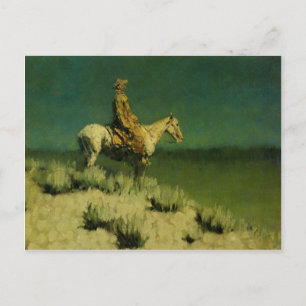 Frederic Remington's The Night Herder (circa 1908) Postcard