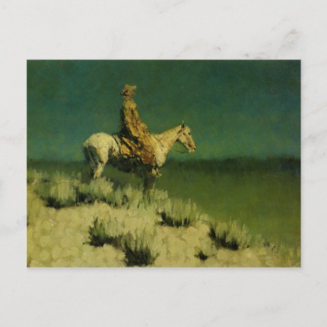 Frederic Remington's The Night Herder (circa 1908) Postcard (Front)