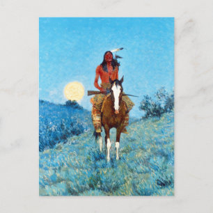 Frederic Sackrider Remington The Outlier Postcard