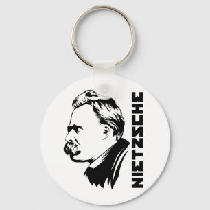 Frederich Nietzsche Portrait Keychain