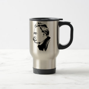 Frederich Nietzsche Portrait Travel Mug