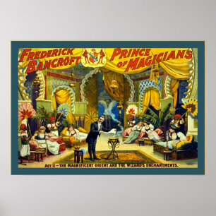 Frederick Bancroft, Prince of Magicians Poster