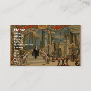 Frederick Bancroft, 'The Magician's Palace' Business Card