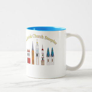 Frederick Church Steeples Two-Tone Coffee Mug