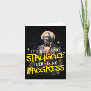 Frederick Dougl Abolitionist Quote Black History M Card