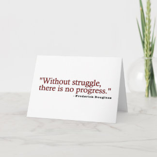 Frederick Douglas Quote Card