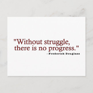 Frederick Douglas Quote Postcard
